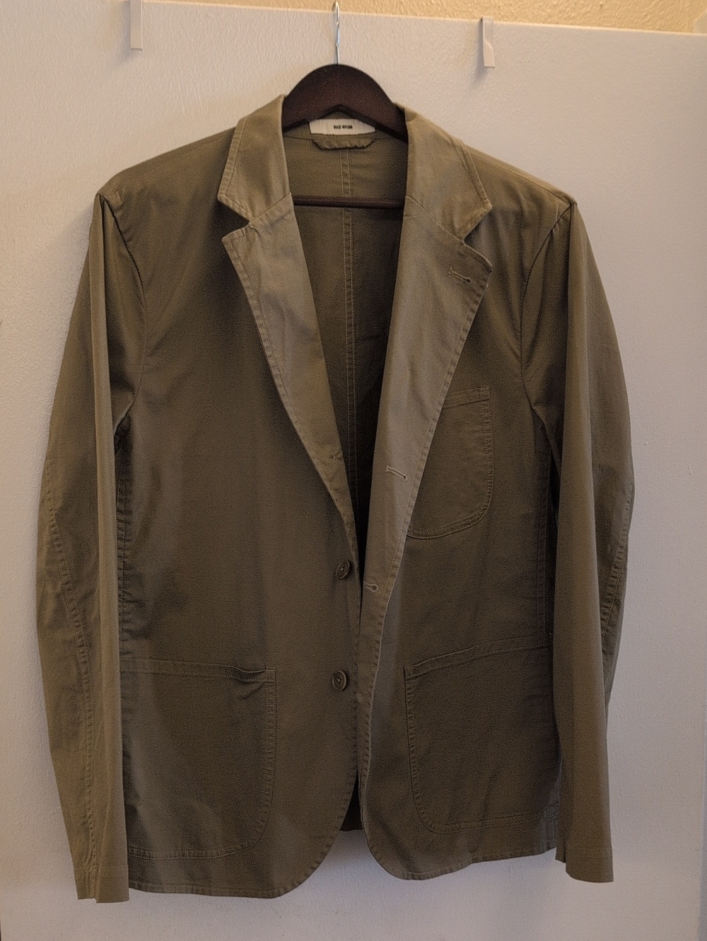 Buck Mason Khaki Chore Blazer Size M